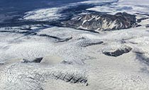 der Gletscher Mýrdalsjökull