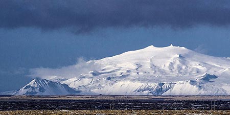der Vulkan Snæfellsjökull im Westen Islands