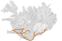 Wanderabenteuer auf Island 2017: Islandkarte