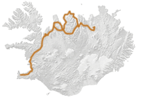 Polarlicht-Expedition Island: Islandkarte
