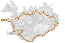 Rund um Island in 9 Tagen: Islandkarte