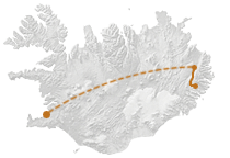 Geheimnisvoller Osten: Islandkarte