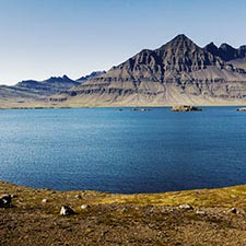 Geheimnisvoller Osten Fjord im Osten Islands