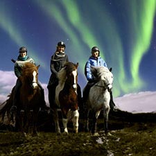 Reiter-Gruppe und Polarlichter