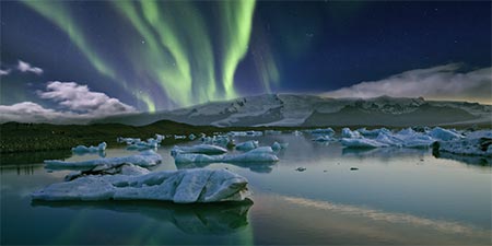 Polarlicht-Expedition Polarlichter über Island