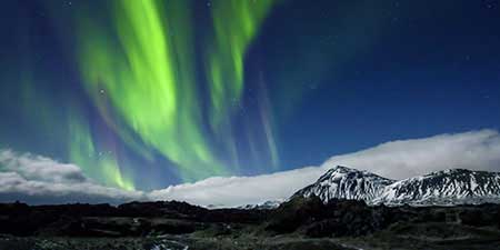Polarlichter über Island